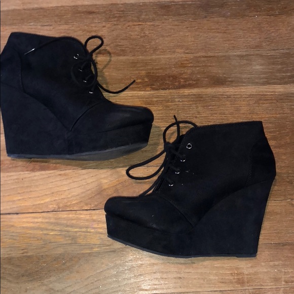 journeys black booties