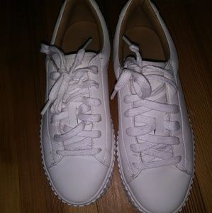 Express womens platform sneakers