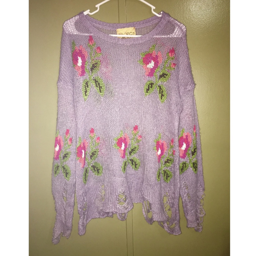 Wildfox White Label Little Edie Lennon Sweater