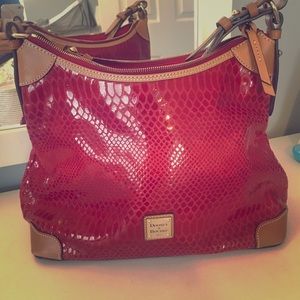 Brand New Dooney & Bourke Red Leather Purse