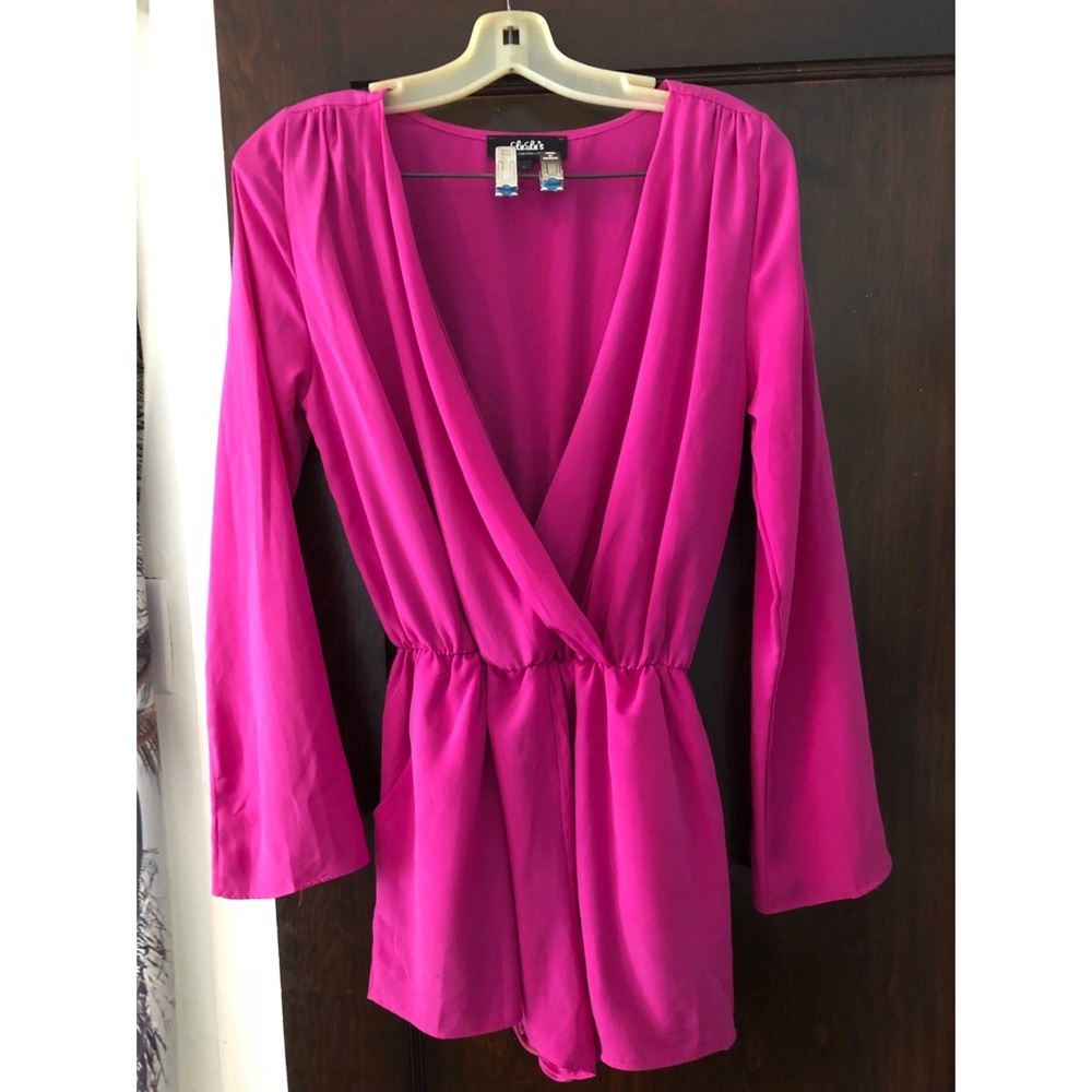 Lulu’s Hot Pink Romper Size S