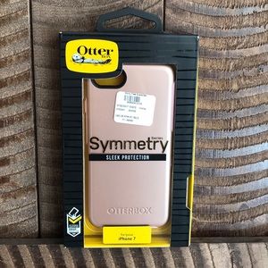 Brand New Otter Box Symmetry iPhone 7 rose gold