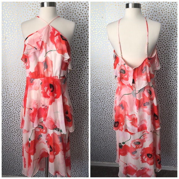 NWT Cece Poppy Floral Ruffle Dress - Picture 2 of 5