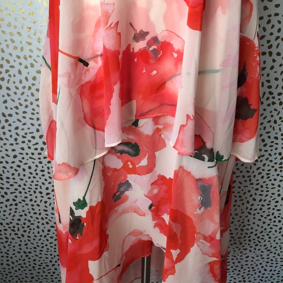 NWT Cece Poppy Floral Ruffle Dress - Picture 4 of 5