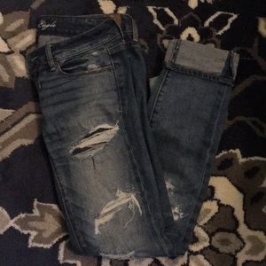 Distressed American Eagle jeans
