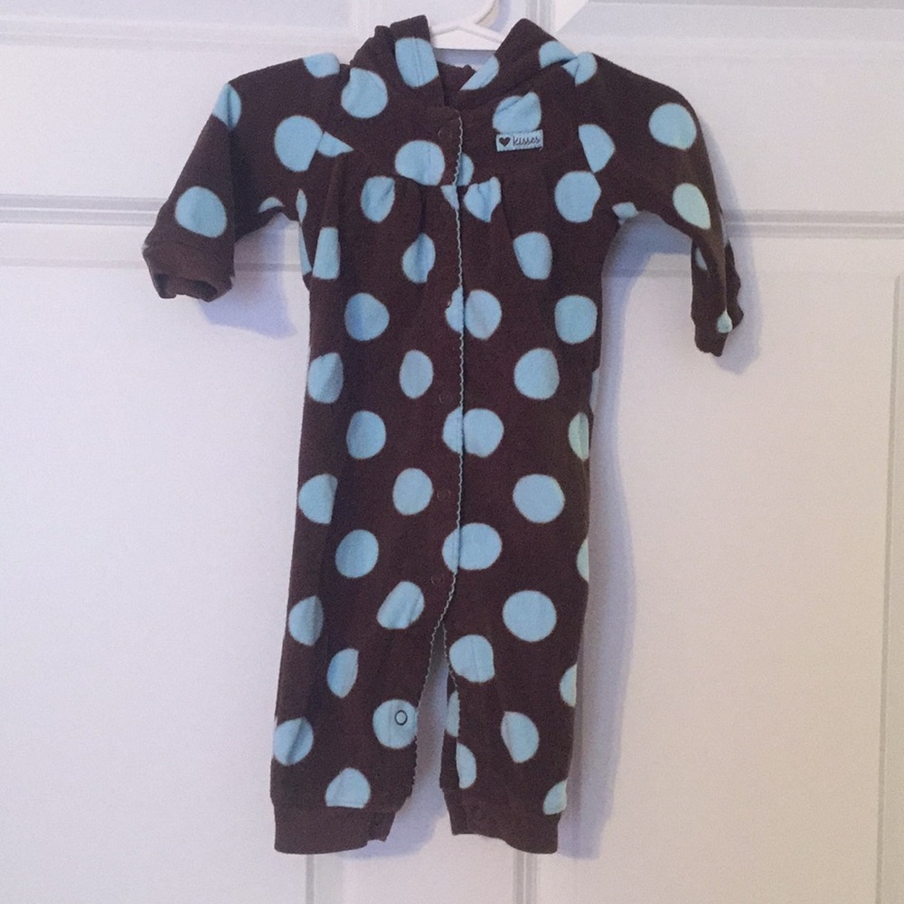 Carter’s hooded fleece all in one outfit
