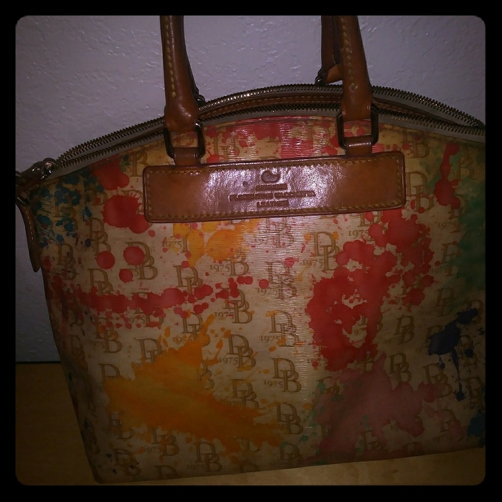 Dooney & Bourke Paint Splash Purse