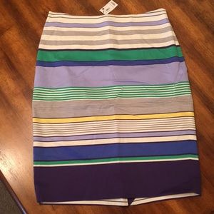 The Limited striped pencil skirt