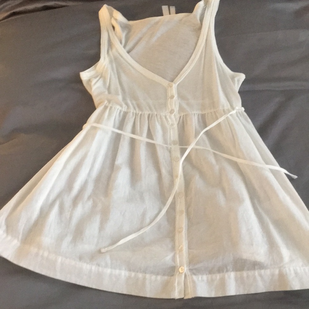 White babydoll Tank