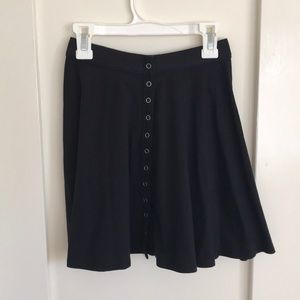 black skirt