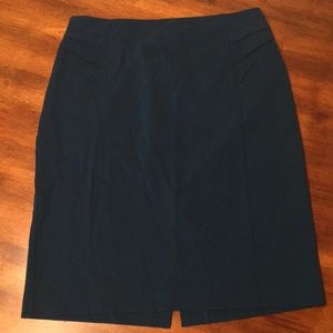 New York & Company dark teal pencil skirt