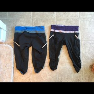 Lululemon size 8 crop leggings