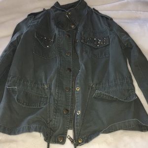 Army green jacket