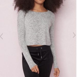 Super soft cropped sweater, size S