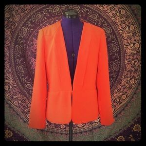 ❤️Jennifer Lopez tomato red blazer