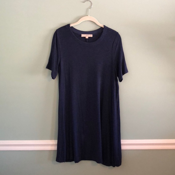 LOFT Dresses & Skirts - Navy T-Shirt Dres