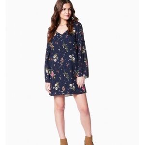 Floral navy Charming Charlie dress