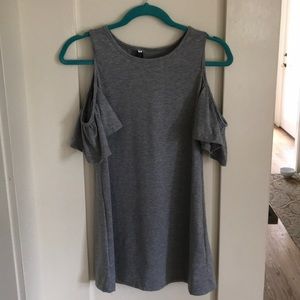gray dress
