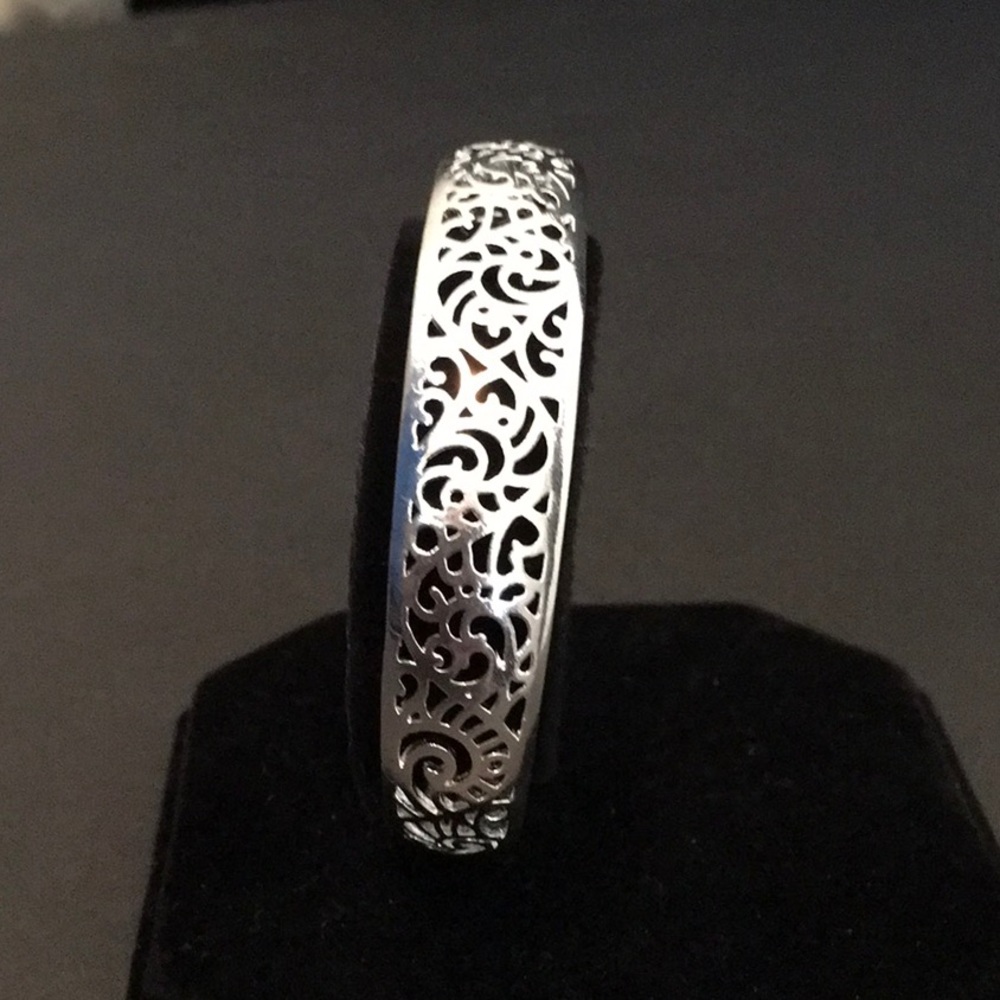 Silver cuff bracelet
