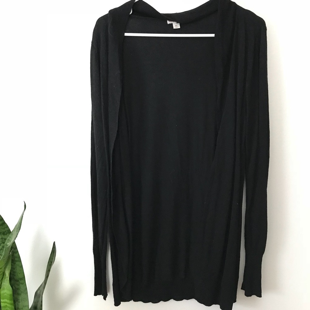 Black cardigan