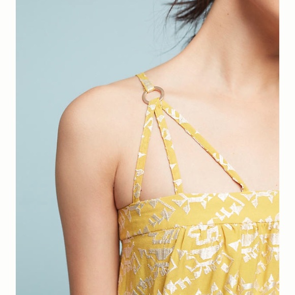 • Anthropologie • Floreat Anesu Blouse Yellow New - Picture 2 of 5
