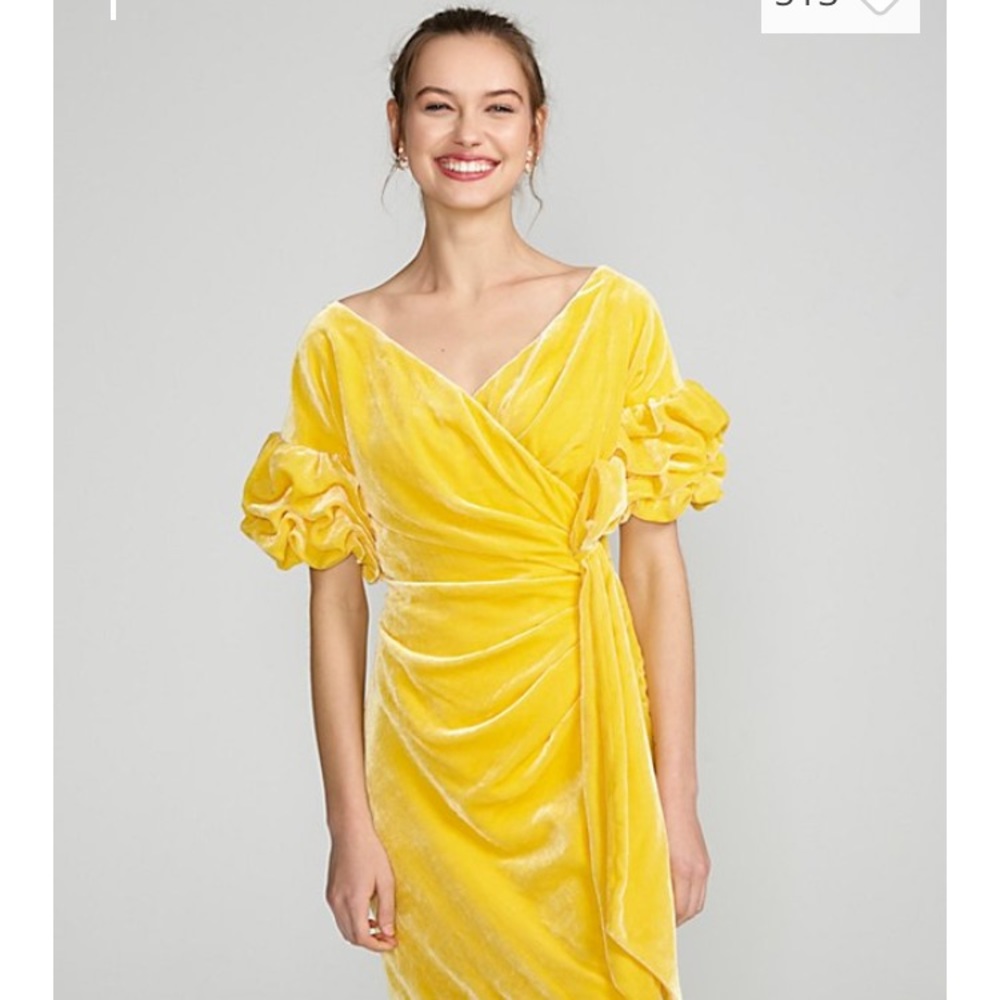 Caroline Velvet Wrap Dress