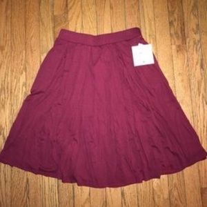 Lularoe Madison Burgandy XLarge