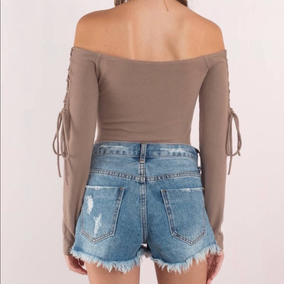 Tobi Long sleeve off shoulder body suit - Picture 2 of 5