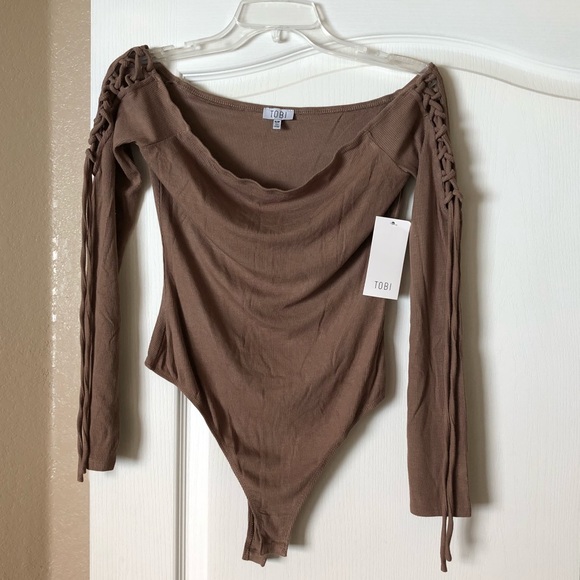 Tobi Long sleeve off shoulder body suit - Picture 4 of 5