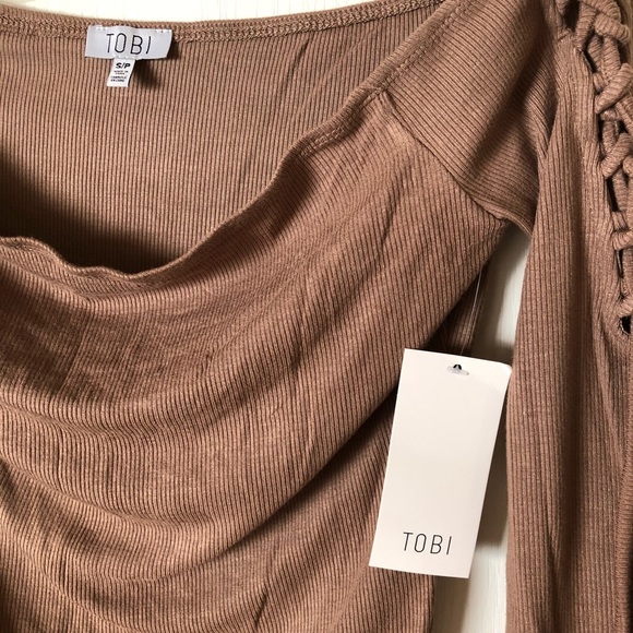 Tobi Long sleeve off shoulder body suit - Picture 5 of 5