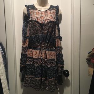 Tularose shoulder cutout dress