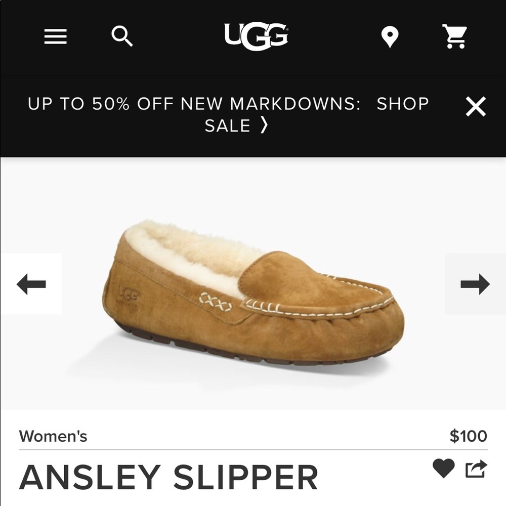 💥 FINAL PRICE 💥 Authentic ugg moccasins
