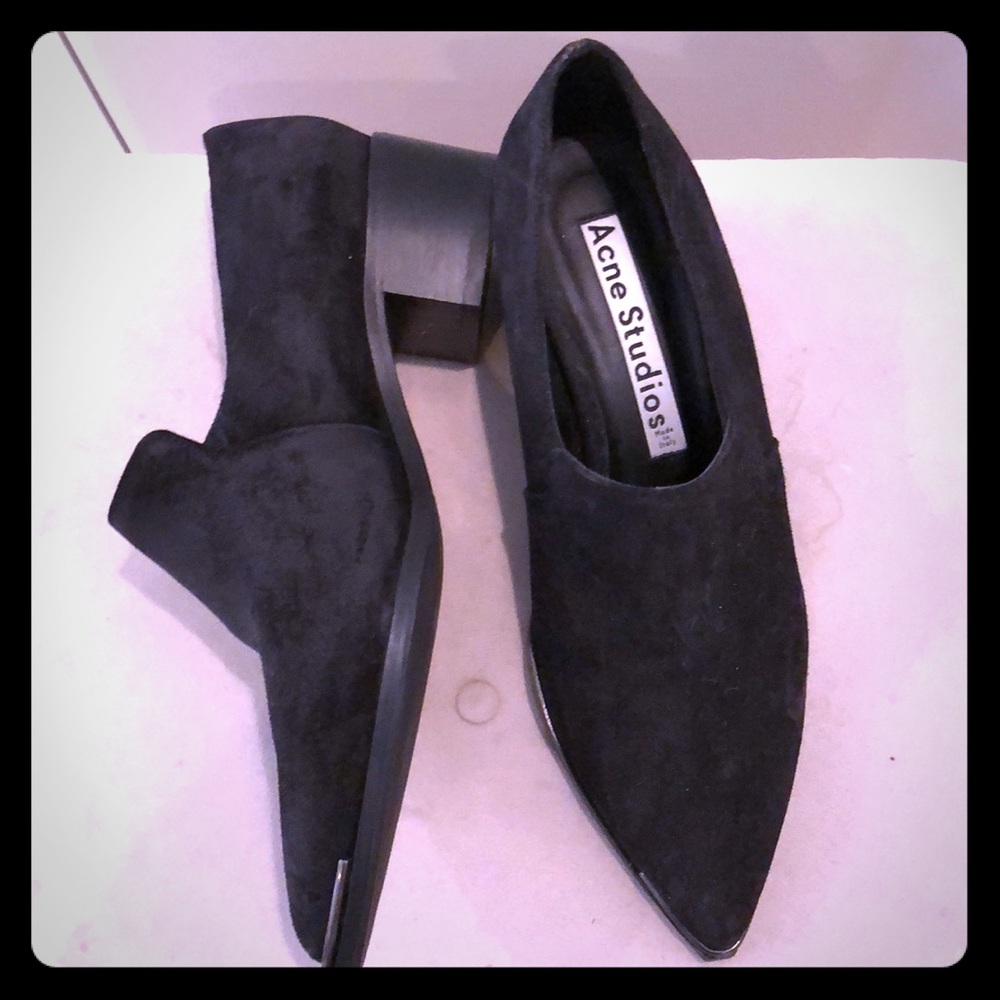 Acne Studios low heel brogue style shoe