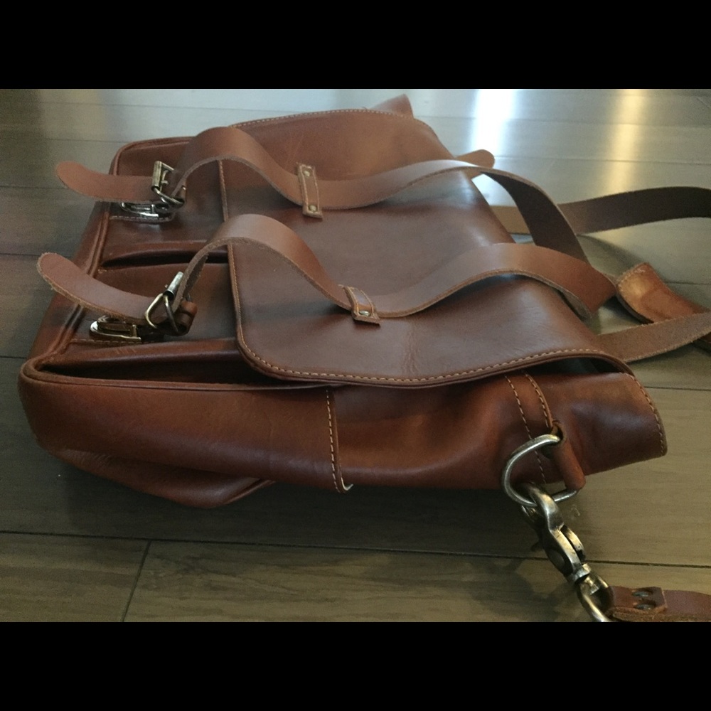Brothers Leather Supply Co. messenger bag.