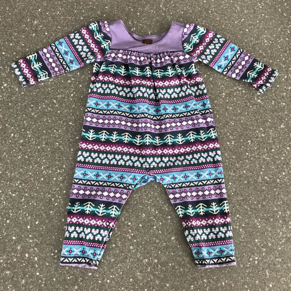 Tea Collection romper 3/6 months