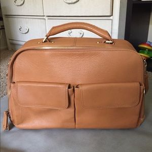 Pacapod Madison Leather Diaper Bag
