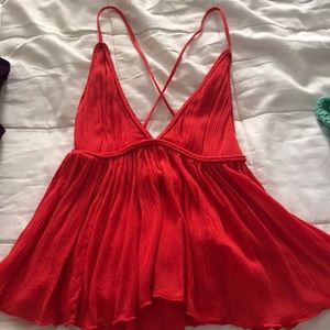 Coral Abercrombie tank