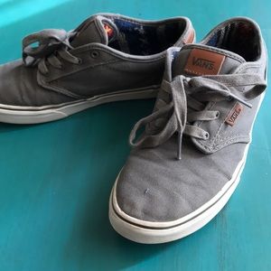 Gray boys vans
