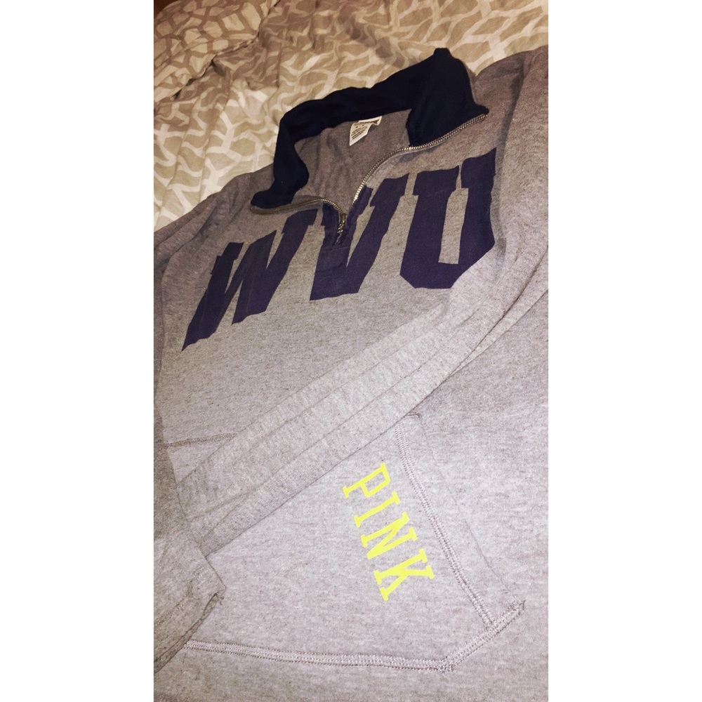 VS PINK West Virginia Half Zip