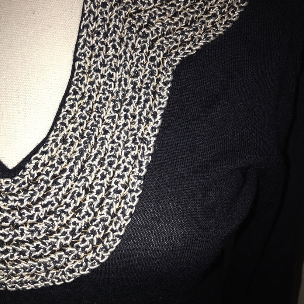 ❌SOLD❌Tory Burch Embellished Knit Tunic - Picture 2 of 4