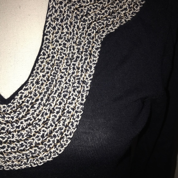 ❌SOLD❌Tory Burch Embellished Knit Tunic - Picture 2 of 4