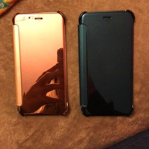 Reflective folio iPhone 7 Plus cases