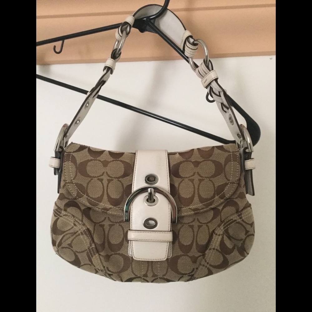 Authentic Coach Signature C Hobo Purse EUC