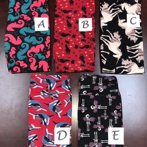 LuLaRoe Leggings OS Good Used Condiiton