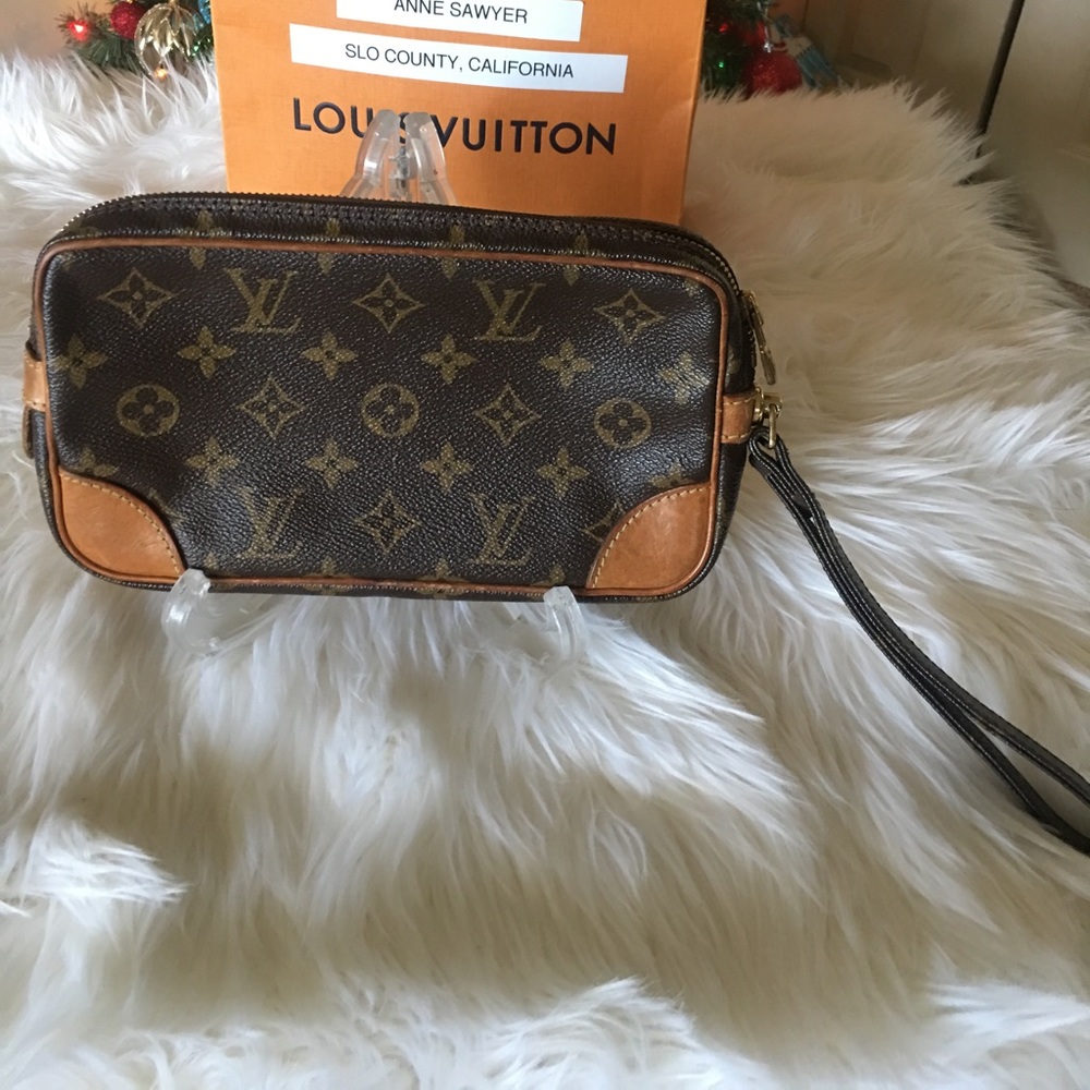 Authentic LV Vintage Marlyn Draggone Clutch Pm