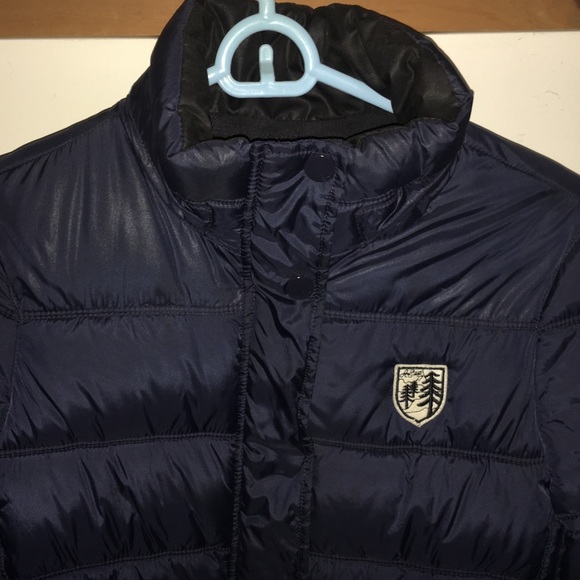 American Eagle puffer jacket blue sz small - Picture 2 of 3