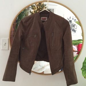 Levis Genuine suede moto jacket