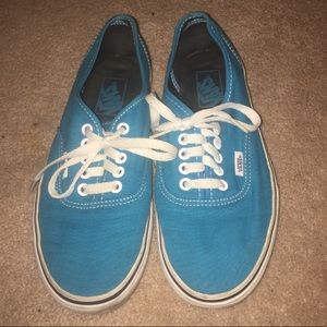 Blue / Teal Off The Wall Vans ❄️💙