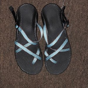 Chaco slip on sandals