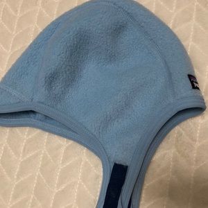 Patagonia baby fleece blue hat boys girls